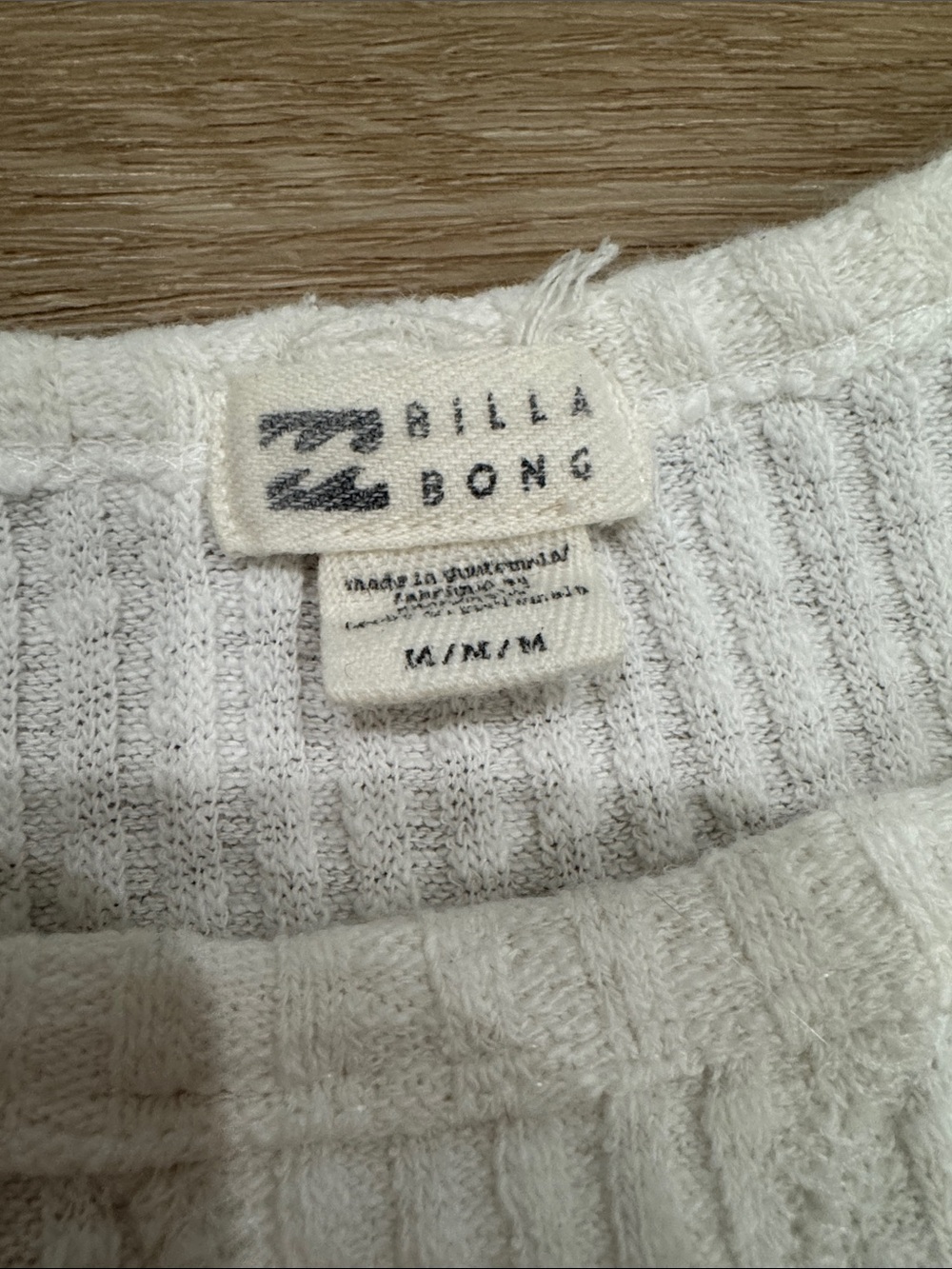 Billabong Ribbed Cropped Top - Picture 2 of 5